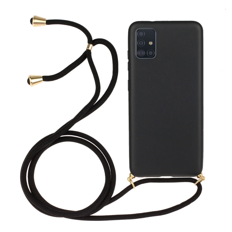 Wheat Straw Material + TPU Protective Case with Lanyard, For Samsung Galaxy A21s, For Samsung Galaxy A51