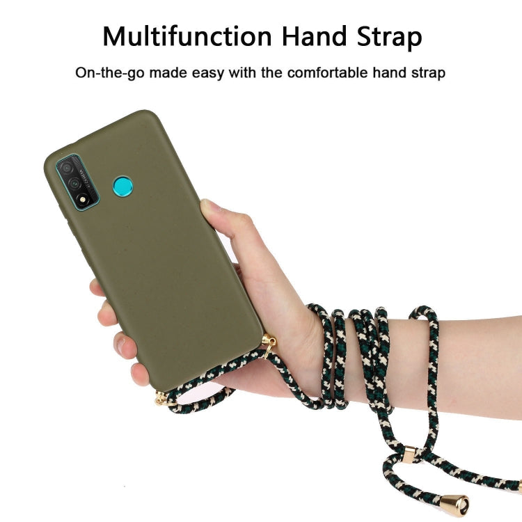 Wheat Straw Material + TPU Protective Case with Lanyard, For Huawei P smart 2020, For Samsung Galaxy S21 5G, For Samsung Galaxy S21+ 5G, For Samsung Galaxy S21 Ultra 5G, For Samsung Galaxy S20 FE