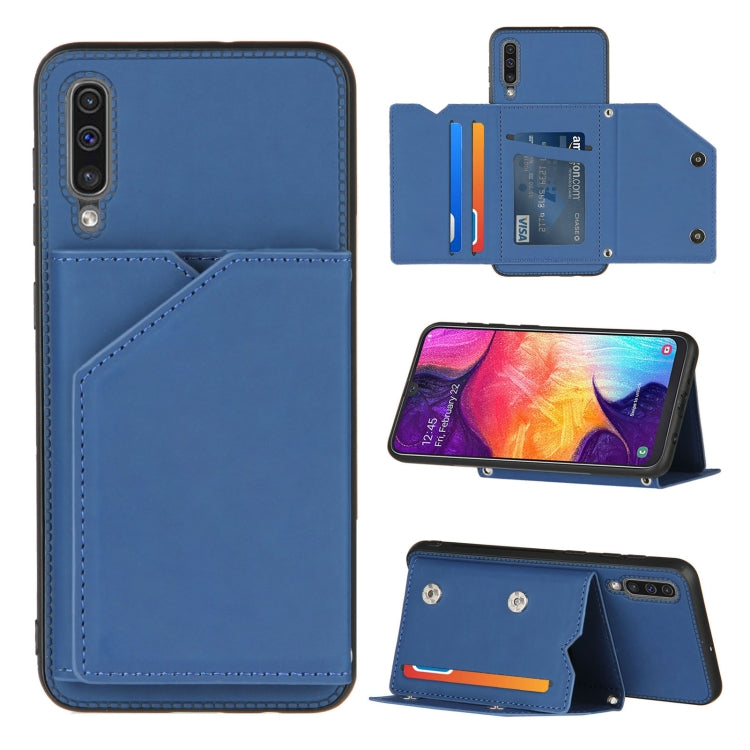 Skin Feel PU + TPU + PC Back Cover Shockproof Case with Card Slots & Holder & Photo Frame, Series 1