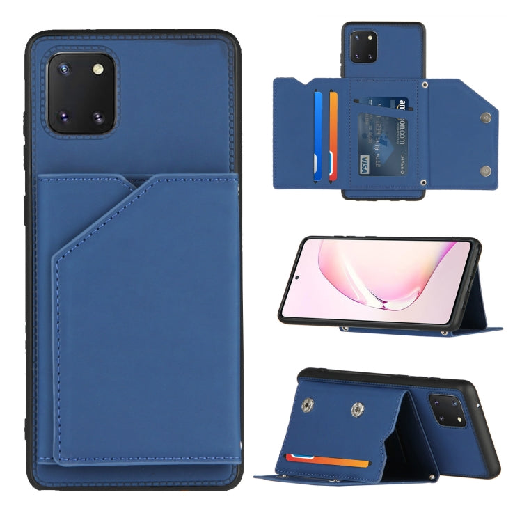 Skin Feel PU + TPU + PC Back Cover Shockproof Case with Card Slots & Holder & Photo Frame, Series 1