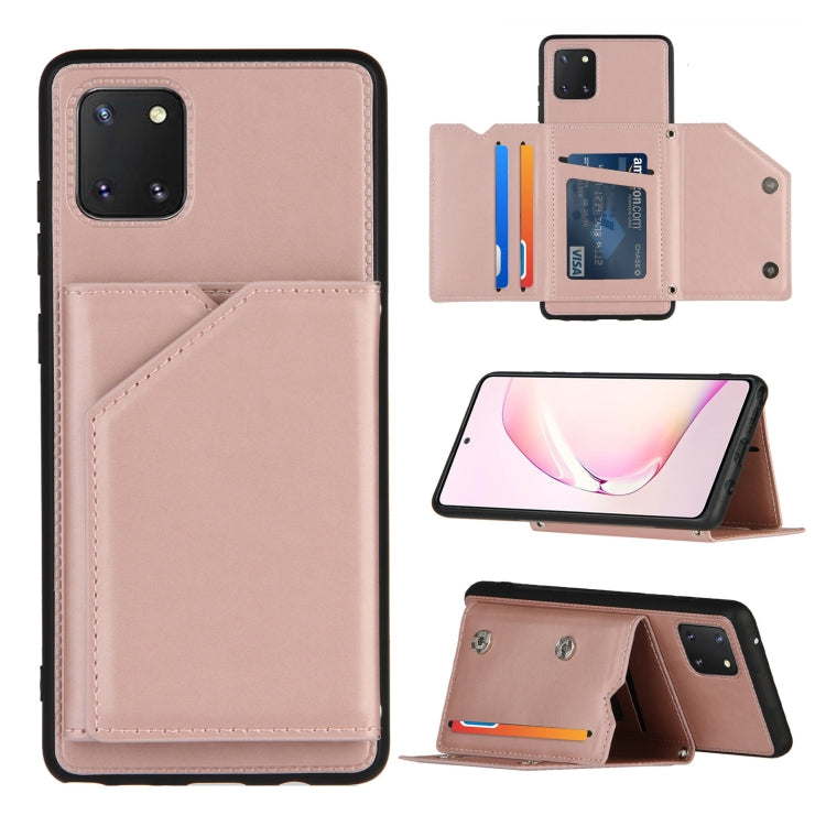 Skin Feel PU + TPU + PC Back Cover Shockproof Case with Card Slots & Holder & Photo Frame, Series 1