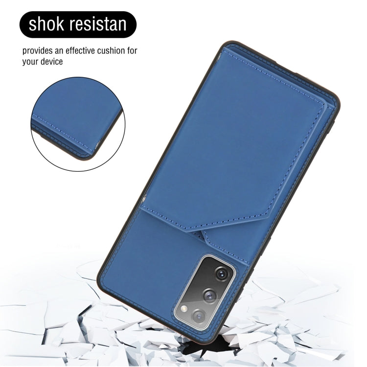 Skin Feel PU + TPU + PC Back Cover Shockproof Case with Card Slots & Holder & Photo Frame, Series 2