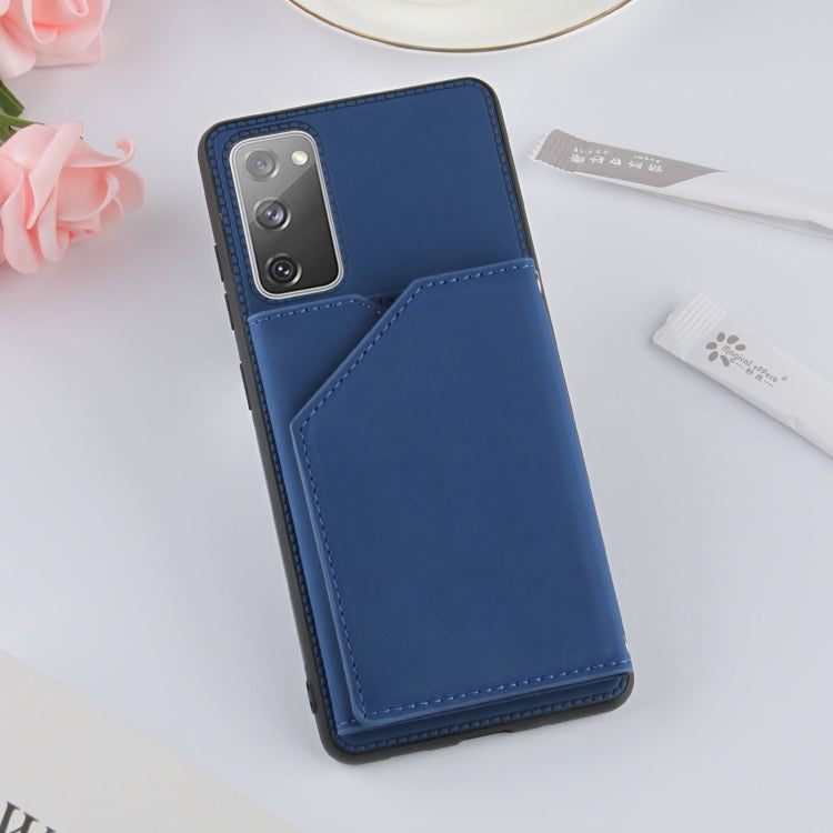 Skin Feel PU + TPU + PC Back Cover Shockproof Case with Card Slots & Holder & Photo Frame, Series 2