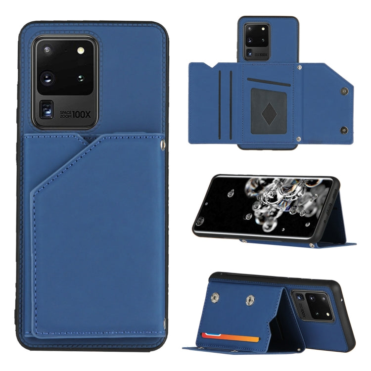 Skin Feel PU + TPU + PC Back Cover Shockproof Case with Card Slots & Holder & Photo Frame, Series 2