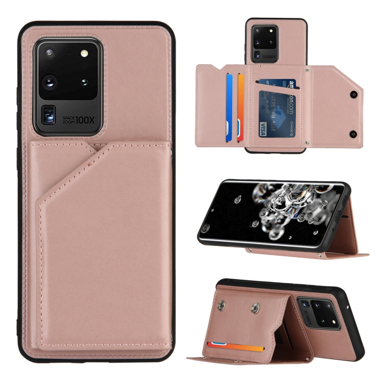 Skin Feel PU + TPU + PC Back Cover Shockproof Case with Card Slots & Holder & Photo Frame, Series 2