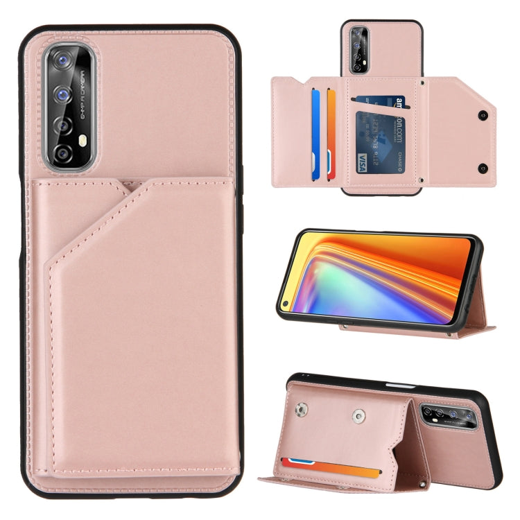 Skin Feel PU + TPU + PC Back Cover Shockproof Case with Card Slots & Holder & Photo Frame, Series 2