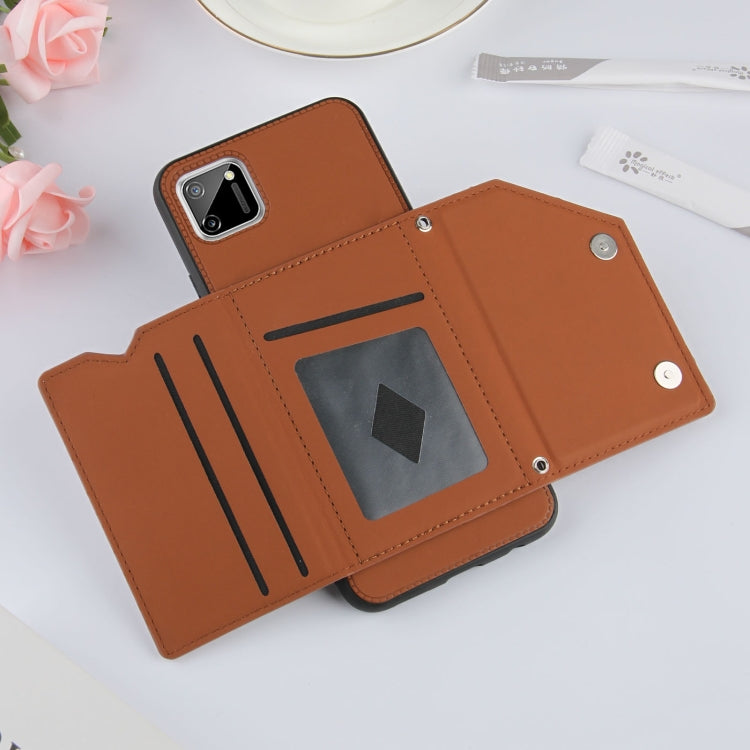 Skin Feel PU + TPU + PC Back Cover Shockproof Case with Card Slots & Holder & Photo Frame, Series 1