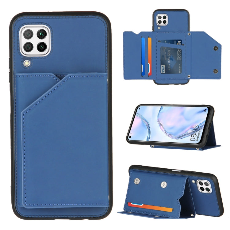 Skin Feel PU + TPU + PC Back Cover Shockproof Case with Card Slots & Holder & Photo Frame, Series 1