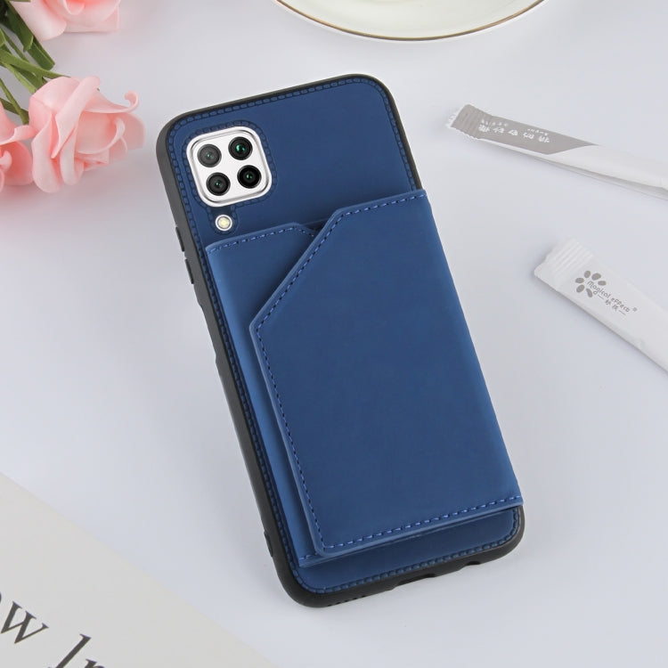 Skin Feel PU + TPU + PC Back Cover Shockproof Case with Card Slots & Holder & Photo Frame, For Huawei P40 Lite & Nova 6 SE, For Samsung Galaxy S20 FE, For vivo Y20, For Samsung Galaxy S20 Ultra