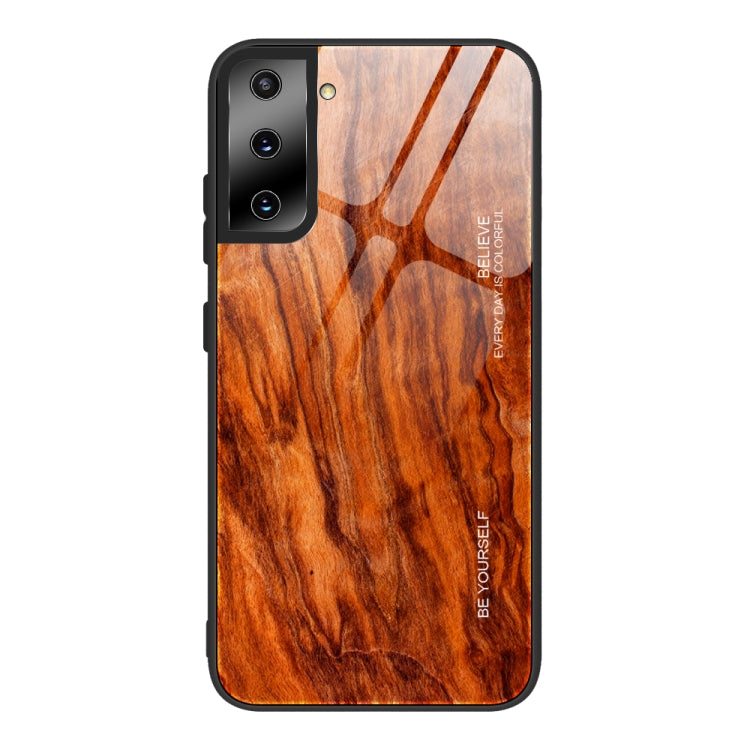 Wood Grain Glass Protective Case, For Samsung Galaxy S21 Plus, For Samsung Galaxy S21 Ultra 5G, For Samsung Galaxy A21s, For Samsung Galaxy Note20, For Samsung Galaxy Note20 Ultra