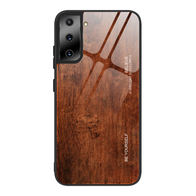 Wood Grain Glass Protective Case, For Samsung Galaxy S21 Plus, For Samsung Galaxy S21 Ultra 5G, For Samsung Galaxy A21s, For Samsung Galaxy Note20, For Samsung Galaxy Note20 Ultra