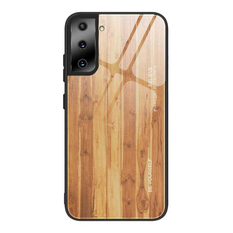 Wood Grain Glass Protective Case, For Samsung Galaxy S21 Plus, For Samsung Galaxy S21 Ultra 5G, For Samsung Galaxy A21s, For Samsung Galaxy Note20, For Samsung Galaxy Note20 Ultra