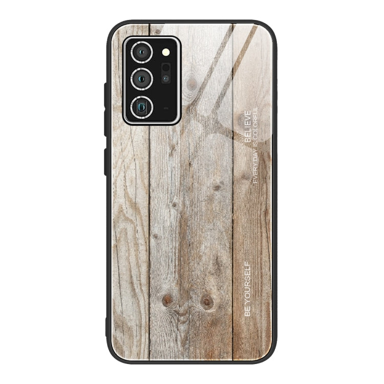 Wood Grain Glass Protective Case, For Samsung Galaxy S21 Plus, For Samsung Galaxy S21 Ultra 5G, For Samsung Galaxy A21s, For Samsung Galaxy Note20, For Samsung Galaxy Note20 Ultra