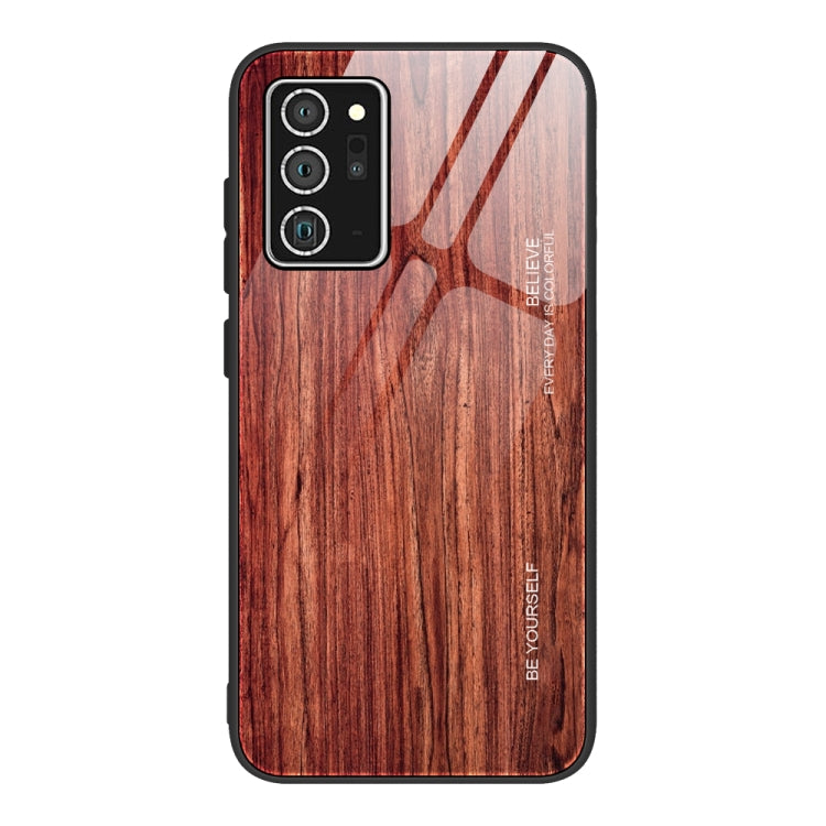 Wood Grain Glass Protective Case, For Samsung Galaxy S21 Plus, For Samsung Galaxy S21 Ultra 5G, For Samsung Galaxy A21s, For Samsung Galaxy Note20, For Samsung Galaxy Note20 Ultra