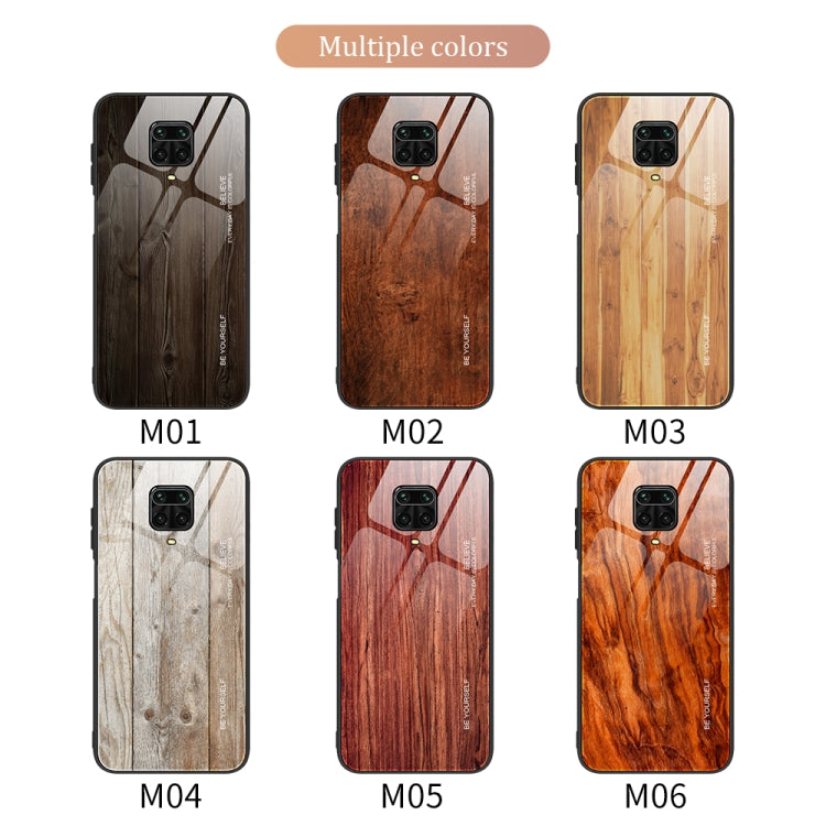 Wood Grain Glass Protective Case, For Xiaomi Redmi Note 9S, For Huawei P40, For Huawei P40 Pro