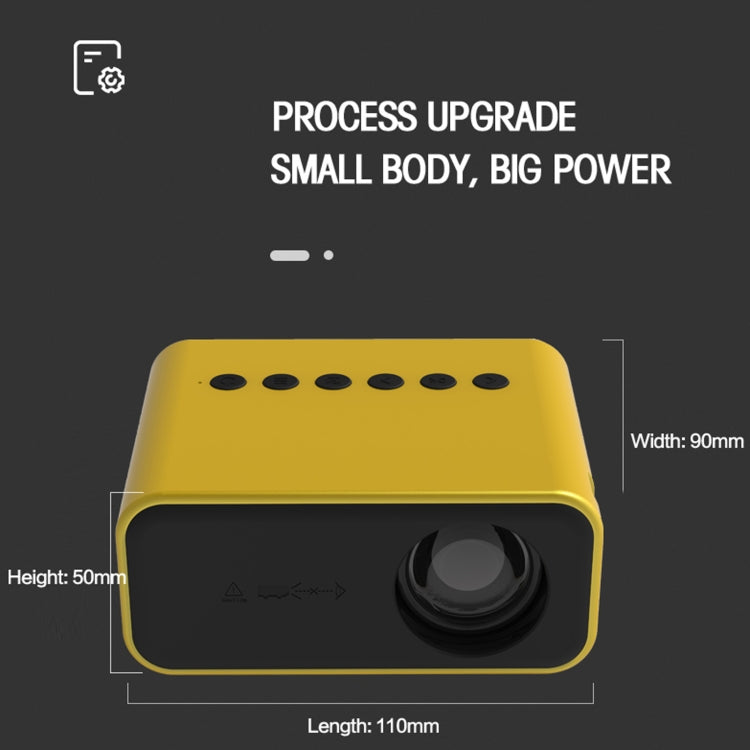 T500 1920x1080P 80 Lumens Portable Home Theater LED HD Digital Projector