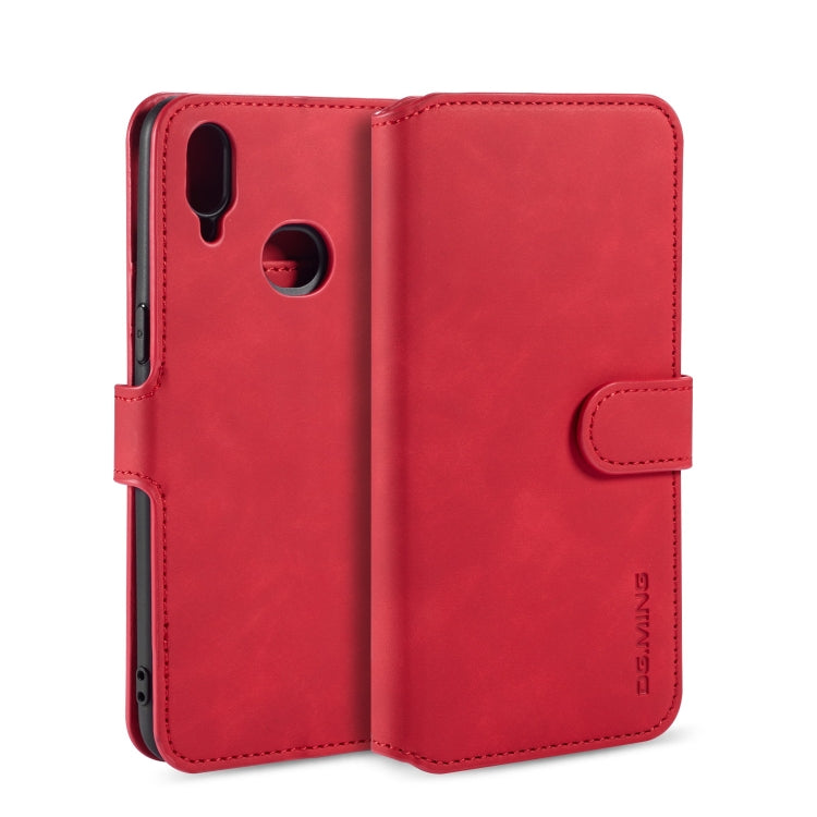 DG.MING Retro Oil Side Horizontal Flip Case with Holder & Card Slots & Wallet, For Galaxy A10s, For Galaxy A20s, For Galaxy A30s / A50s, For Galaxy M30s, For Huawei Mate 30, For Huawei nova 5i Pro, For Xiaomi Redmi Note 8 Pro, For Xiaomi Redmi Note 8