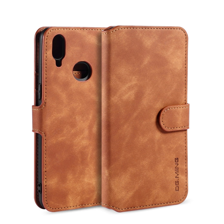 DG.MING Retro Oil Side Horizontal Flip Case with Holder & Card Slots & Wallet, For Galaxy A10s, For Galaxy A20s, For Galaxy A30s / A50s, For Galaxy M30s, For Huawei Mate 30, For Huawei nova 5i Pro, For Xiaomi Redmi Note 8 Pro, For Xiaomi Redmi Note 8