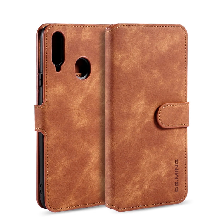 DG.MING Retro Oil Side Horizontal Flip Case with Holder & Card Slots & Wallet, For Galaxy A10s, For Galaxy A20s, For Galaxy A30s / A50s, For Galaxy M30s, For Huawei Mate 30, For Huawei nova 5i Pro, For Xiaomi Redmi Note 8 Pro, For Xiaomi Redmi Note 8