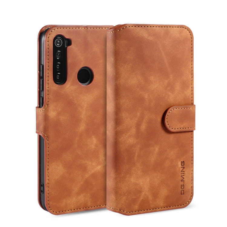 DG.MING Retro Oil Side Horizontal Flip Case with Holder & Card Slots & Wallet, For Galaxy A10s, For Galaxy A20s, For Galaxy A30s / A50s, For Galaxy M30s, For Huawei Mate 30, For Huawei nova 5i Pro, For Xiaomi Redmi Note 8 Pro, For Xiaomi Redmi Note 8