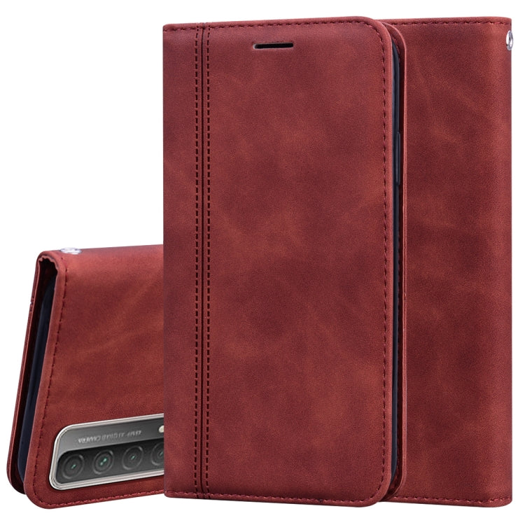 Frosted Business Magnetic Horizontal Flip PU Leather Case with Holder & Card Slot & Lanyard