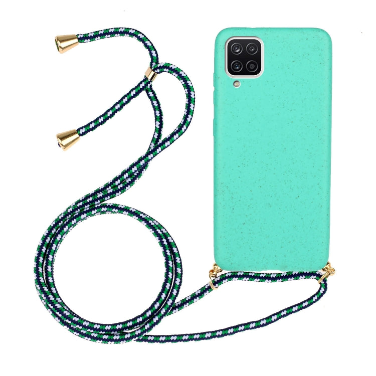 Wheat Straw Material + TPU Protective Case with Lanyard, For Samsung Galaxy A02s, For Samsung Galaxy A12, For Samsung Galaxy A31, For Samsung Galaxy A32 5G, For Huawei P smart 2021