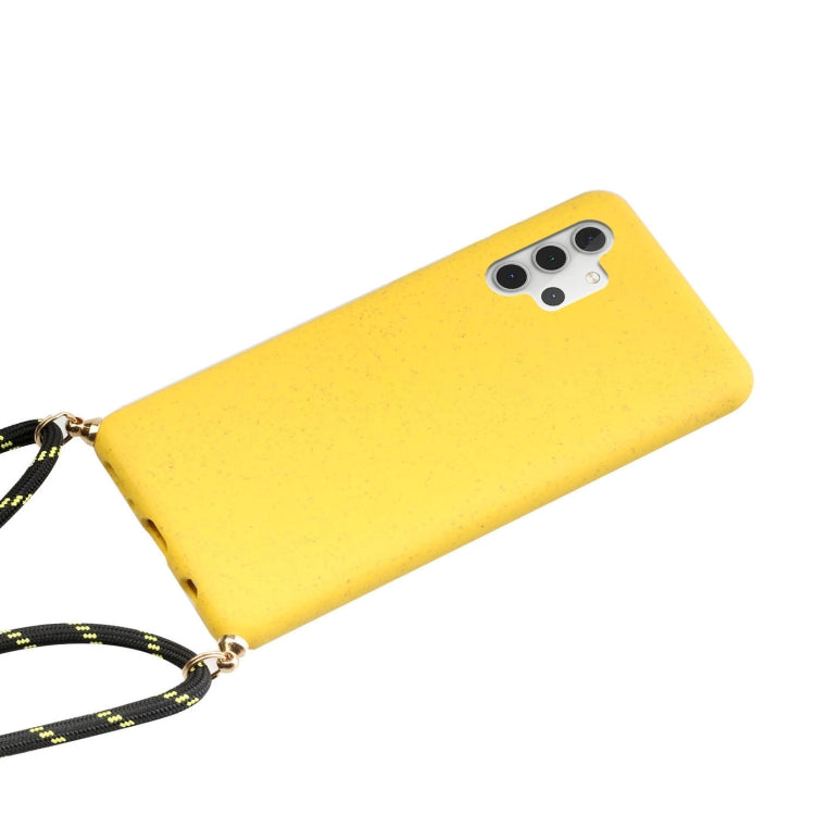 Wheat Straw Material + TPU Protective Case with Lanyard, Series 1