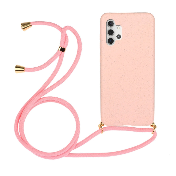 Wheat Straw Material + TPU Protective Case with Lanyard, Series 1