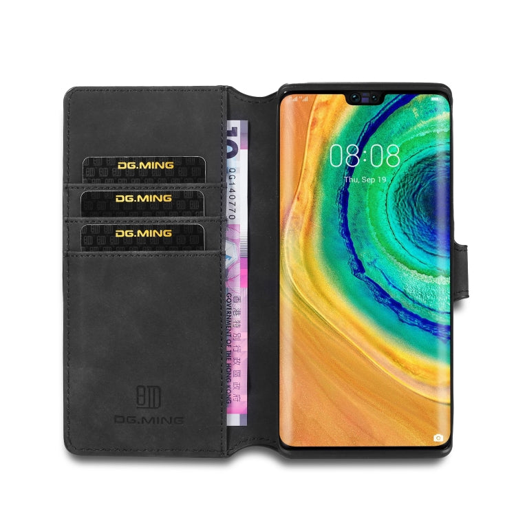 DG.MING Retro Oil Side Horizontal Flip Case with Holder & Card Slots & Wallet, For Huawei Mate 30 Pro, For Xiaomi Redmi 8A, For Galaxy A70s, For OnePlus 7T