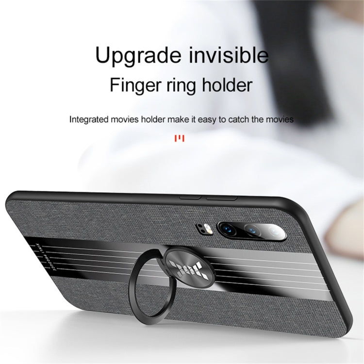 XINLI Stitching Cloth Textue Shockproof TPU Protective Case with Ring Holder, Series 3