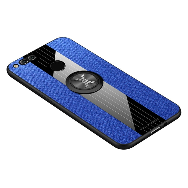 XINLI Stitching Cloth Textue Shockproof TPU Protective Case with Ring Holder, For Huawei Honor 20 Pro, For Huawei Honor 7X, For Huawei Honor 8X, For Huawei Honor 9X, For Huawei Honor 9X Pro, For Huawei Honor 10