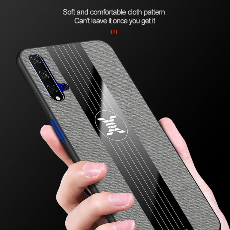 XINLI Stitching Cloth Textue Shockproof TPU Protective Case, For Huawei Honor 20 Pro, For Huawei Honor 7X, For Huawei Honor 8X, For Huawei Honor 9X, For Huawei Honor 9X Pro, For Huawei Honor 10