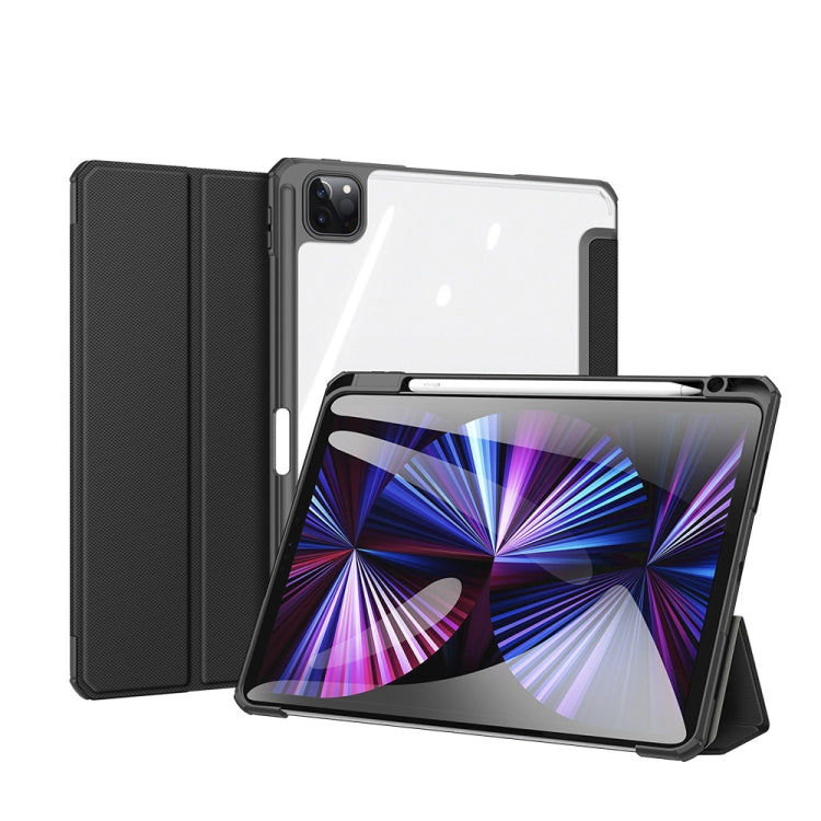 DUX DUCIS TOBY Series Shockproof PU Leather + PC + TPU Horizontal Flip Case with Holder & Pen Slot & Sleep / Wake-up Function