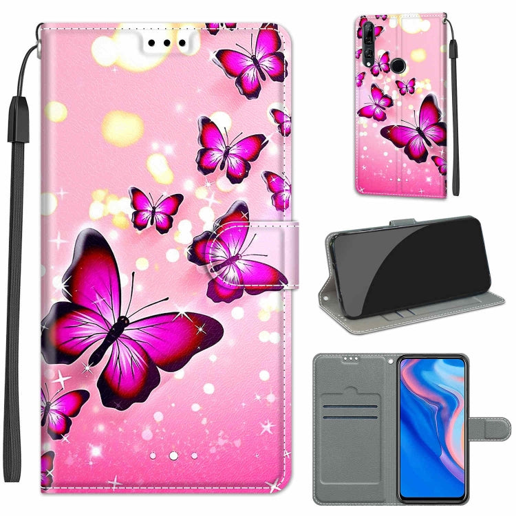 Voltage Colored Drawing Magnetic Clasp Horizontal Flip PU Leather Case with Holder & Card Slots, For Huawei P Smart Z / Y9 Prime / 9X / 9X Pro