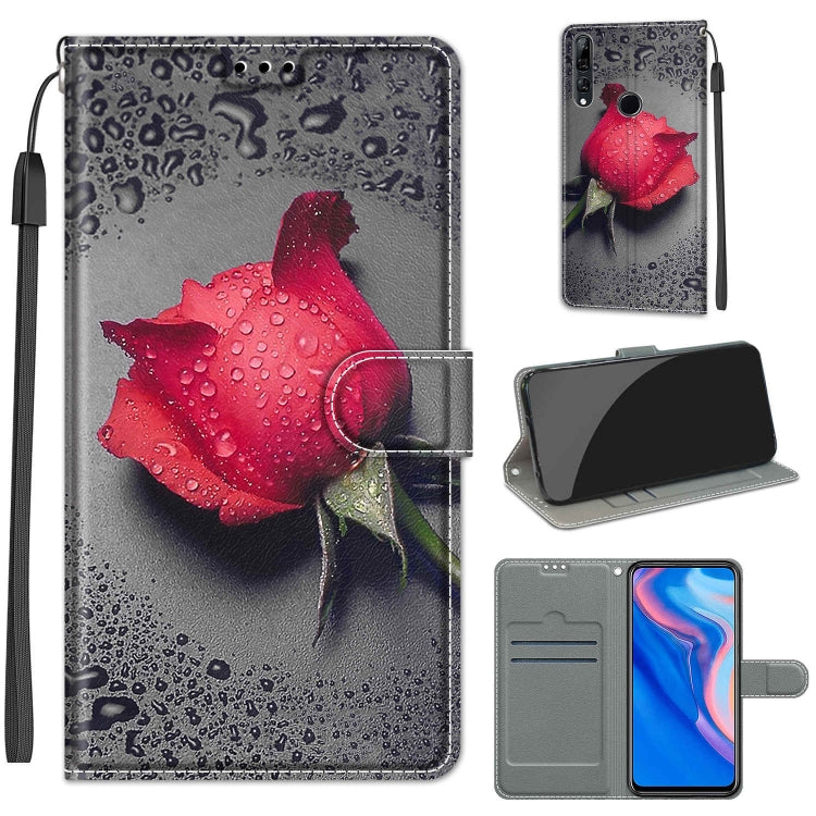 Voltage Colored Drawing Magnetic Clasp Horizontal Flip PU Leather Case with Holder & Card Slots, For Huawei P Smart Z / Y9 Prime / 9X / 9X Pro