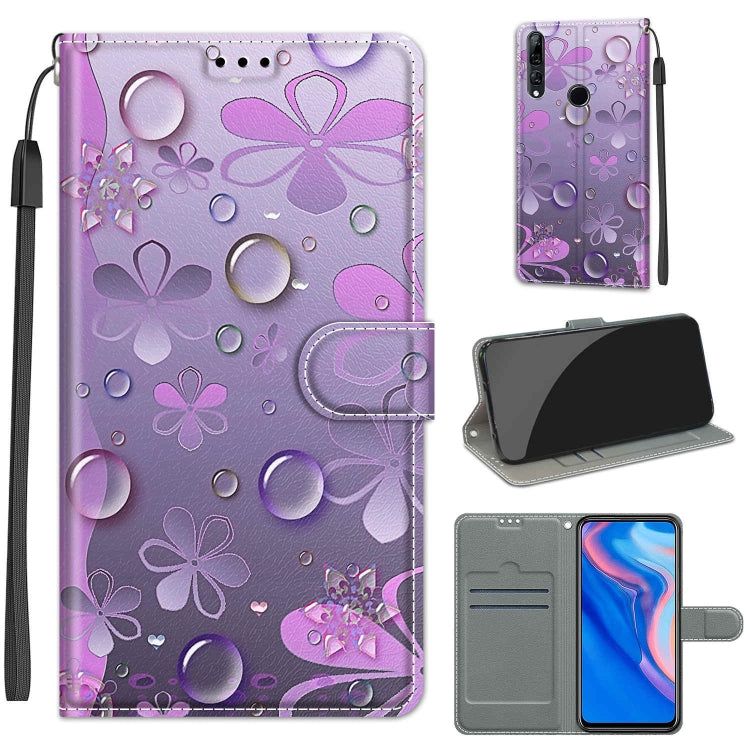 Voltage Colored Drawing Magnetic Clasp Horizontal Flip PU Leather Case with Holder & Card Slots, For Huawei P Smart Z / Y9 Prime / 9X / 9X Pro