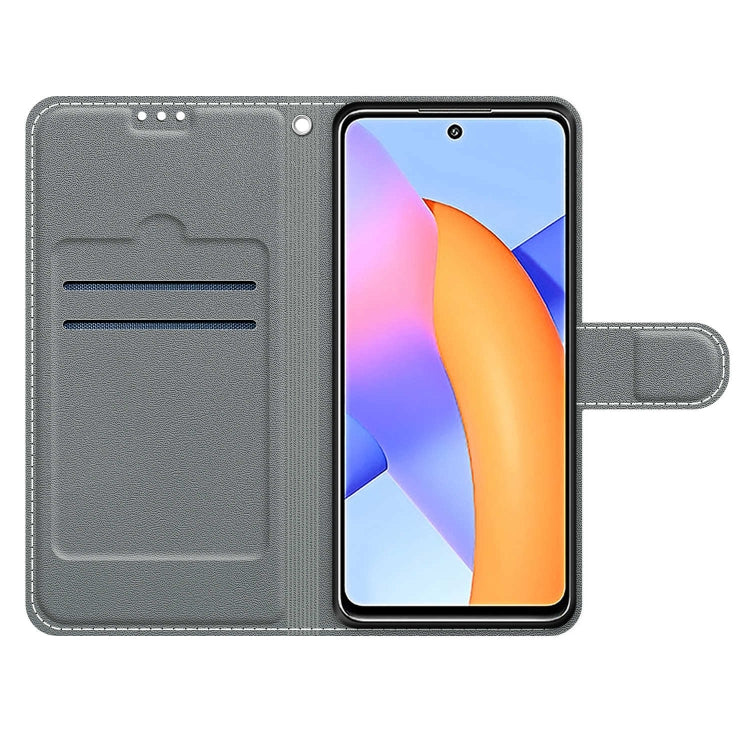 Voltage Colored Drawing Magnetic Clasp Horizontal Flip PU Leather Case with Holder & Card Slots, For Honor 10X Lite