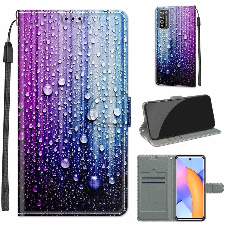 Voltage Colored Drawing Magnetic Clasp Horizontal Flip PU Leather Case with Holder & Card Slots, For Honor 10X Lite