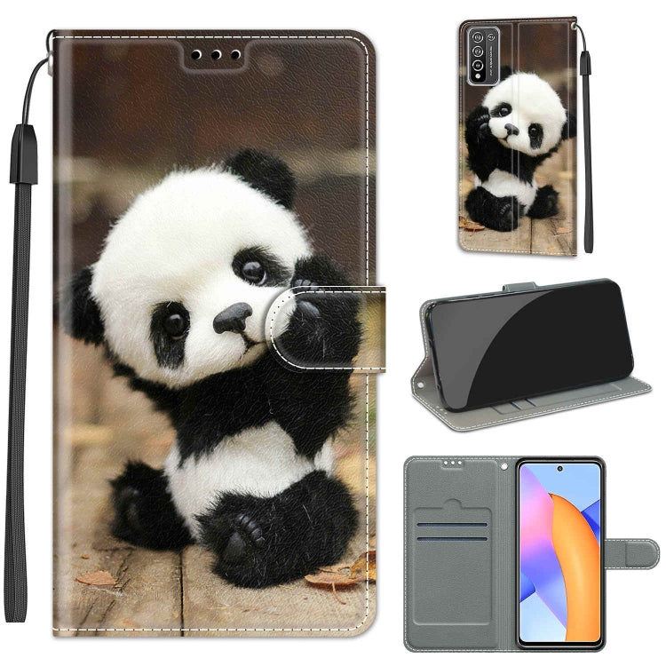 Voltage Colored Drawing Magnetic Clasp Horizontal Flip PU Leather Case with Holder & Card Slots, For Honor 10X Lite