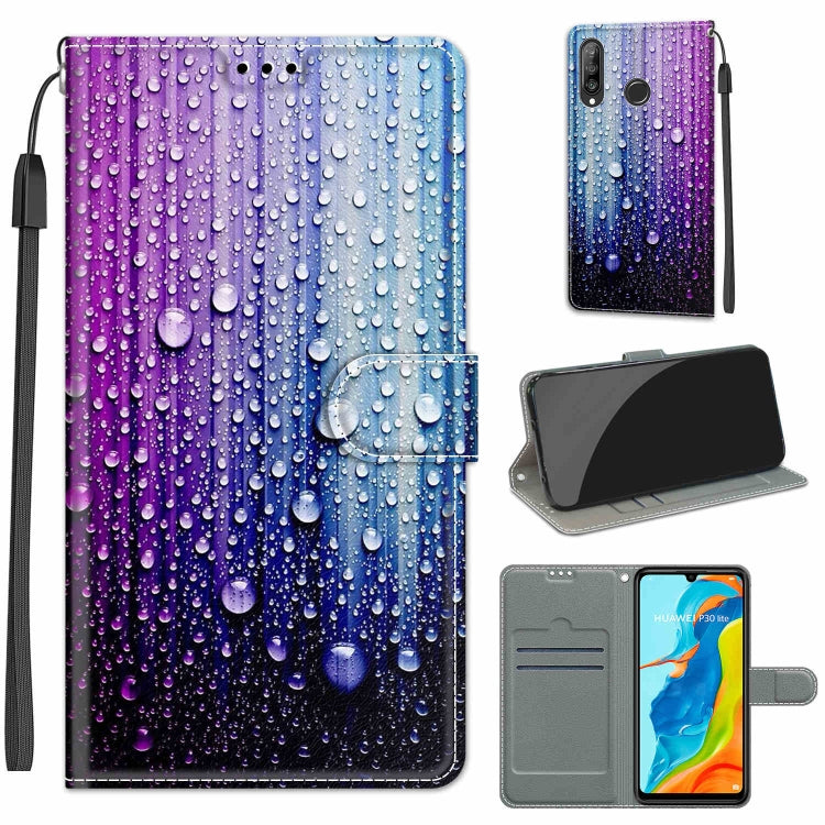 Voltage Colored Drawing Magnetic Clasp Horizontal Flip PU Leather Case with Holder & Card Slots, For Huawei P30 Lite