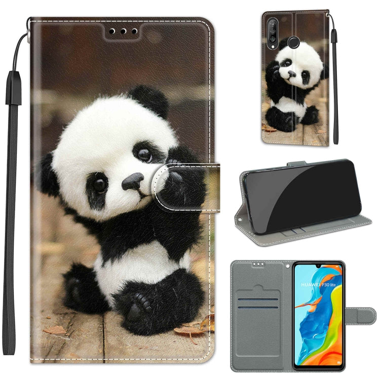 Voltage Colored Drawing Magnetic Clasp Horizontal Flip PU Leather Case with Holder & Card Slots, For Huawei P30 Lite