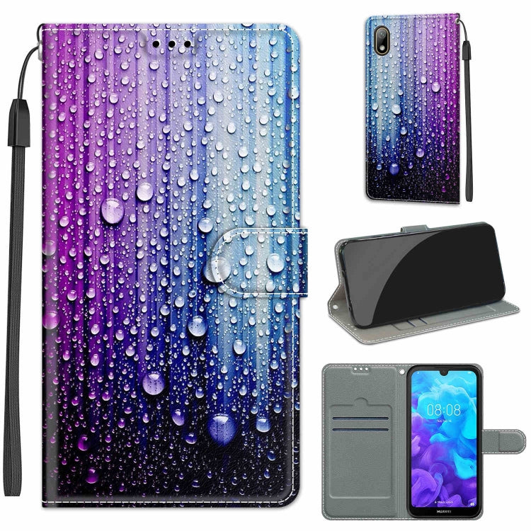 Voltage Colored Drawing Magnetic Clasp Horizontal Flip PU Leather Case with Holder & Card Slots, For Huawei Y5 2019 / Honor 8S