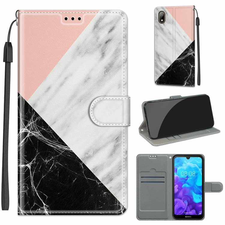 Voltage Colored Drawing Magnetic Clasp Horizontal Flip PU Leather Case with Holder & Card Slots, For Huawei Y5 2019 / Honor 8S