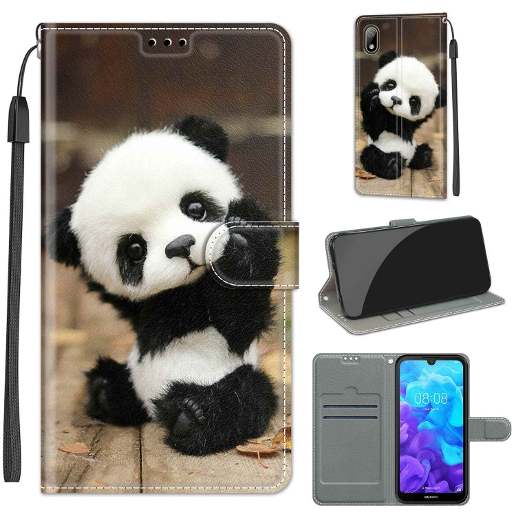 Voltage Colored Drawing Magnetic Clasp Horizontal Flip PU Leather Case with Holder & Card Slots, For Huawei Y5 2019 / Honor 8S