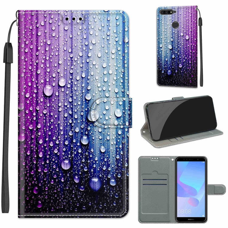 Voltage Colored Drawing Magnetic Clasp Horizontal Flip PU Leather Case with Holder & Card Slots, For Huawei Y6 2018 / Honor 7A