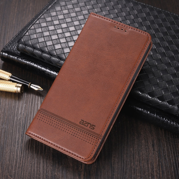 AZNS Magnetic Calf Texture Horizontal Flip Leather Case with Card Slots & Holder & Wallet