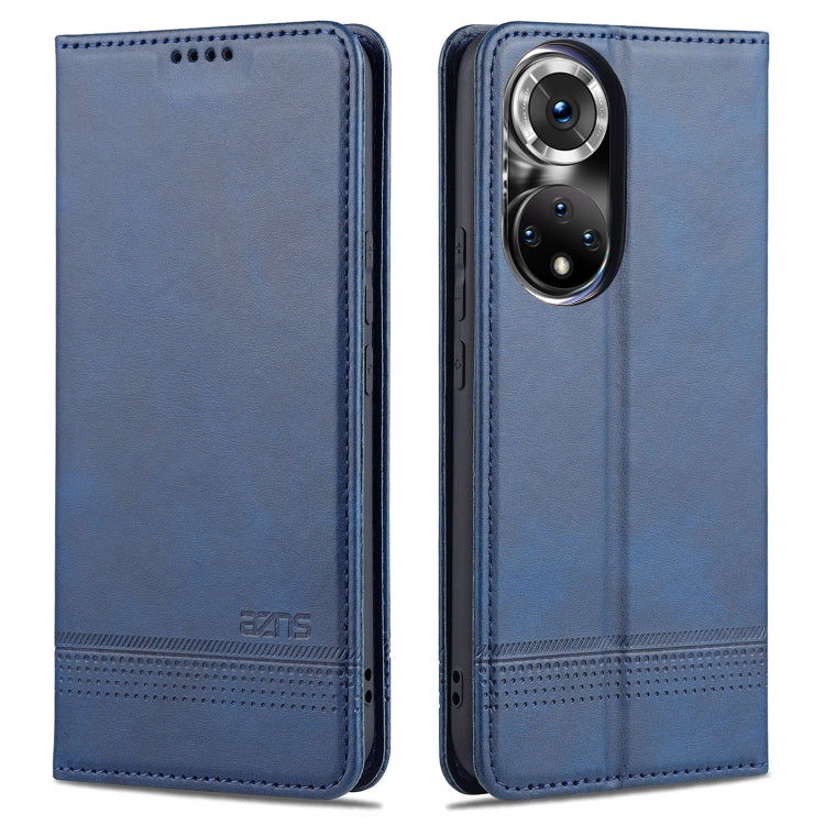 AZNS Magnetic Calf Texture Horizontal Flip Leather Case with Card Slots & Holder & Wallet