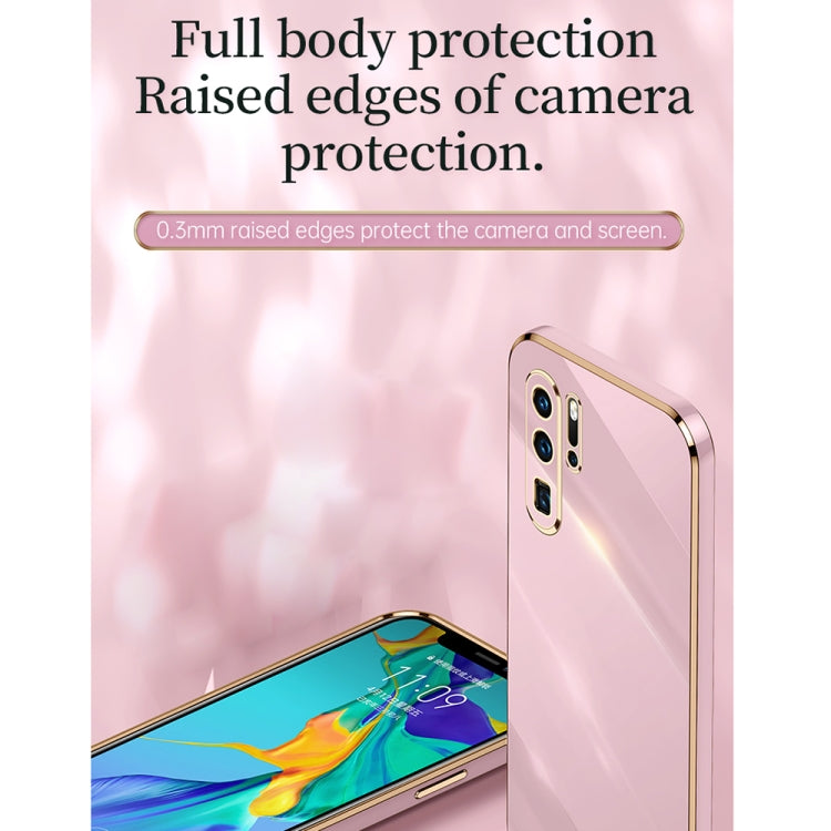 XINLI Straight Edge 6D Electroplate TPU Phone Case, For Huawei P30, For Huawei P30 Pro, For Huawei P30 Lite, For Huawei P40