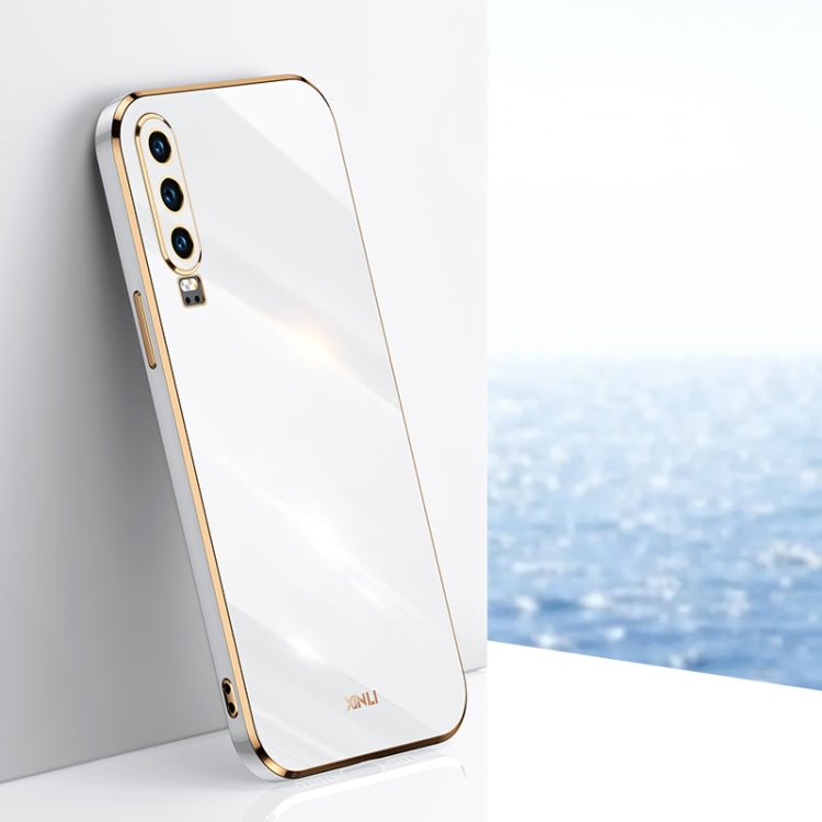 XINLI Straight Edge 6D Electroplate TPU Phone Case, For Huawei P30, For Huawei P30 Pro, For Huawei P30 Lite, For Huawei P40