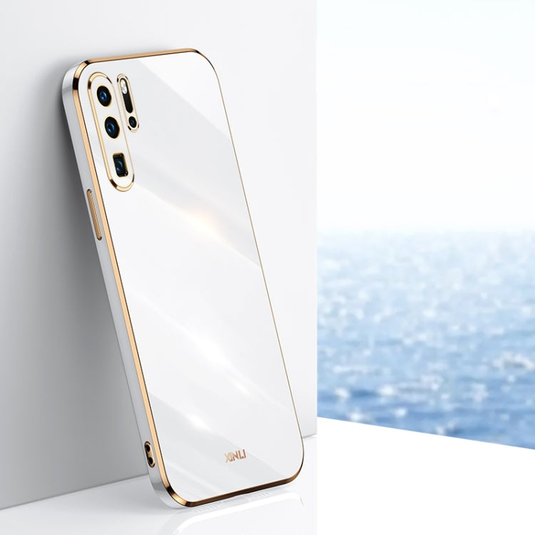 XINLI Straight Edge 6D Electroplate TPU Phone Case, For Huawei P30, For Huawei P30 Pro, For Huawei P30 Lite, For Huawei P40